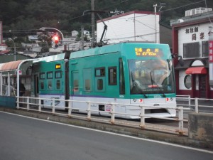 新幹線カラーにデザインされた車両