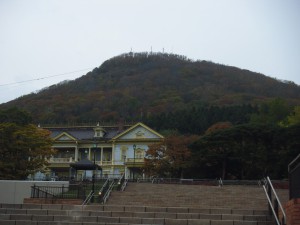 元町公園から見た函館山